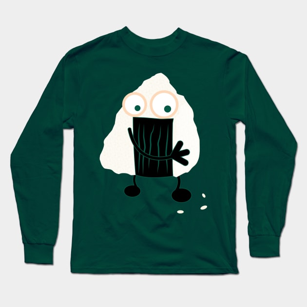 Onigiri Long Sleeve T-Shirt by Tooniefied